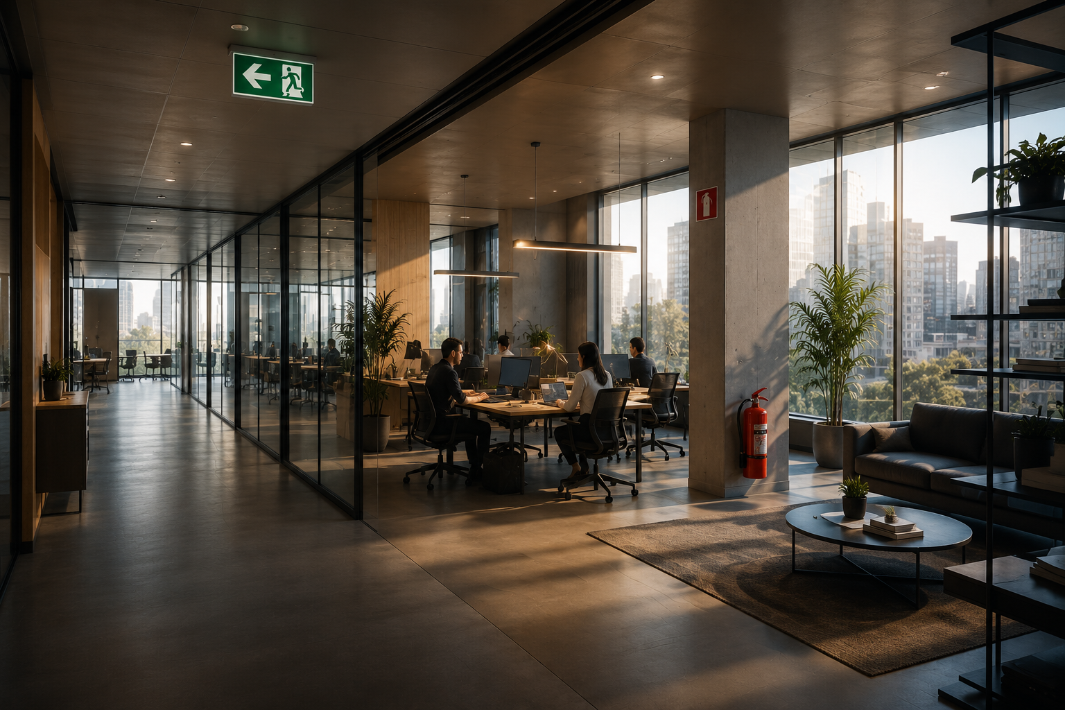 Corporate office environment